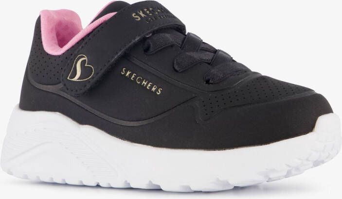 Skechers Uno Lite meisjes sneakers zwart Extra comfort Memory Foam