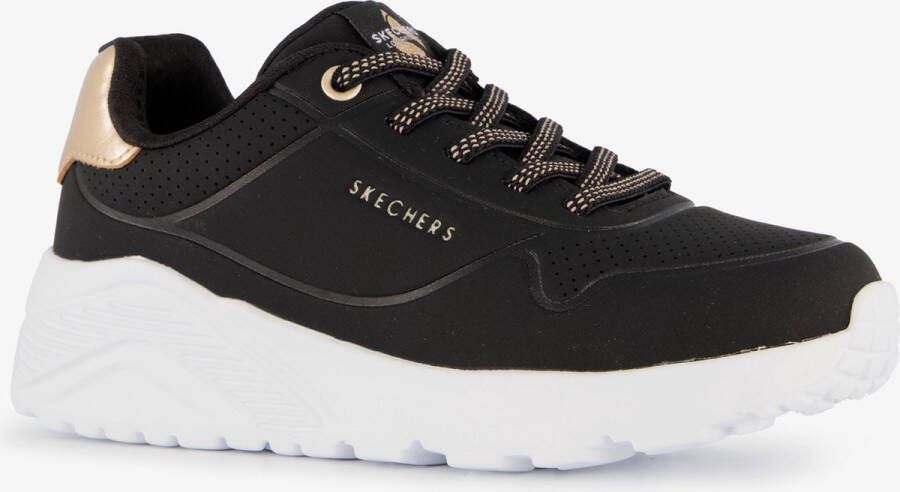 Skechers Uno Lite meisjes sneakers zwart goud Extra comfort Memory Foam - Foto 2