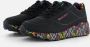 Skechers Uno Light sneakers zwart Imitatieleer Hartjes 37 - Thumbnail 2