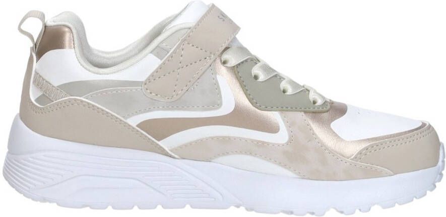 Skechers Uno Lite Metallic Burst Klittenband Beige