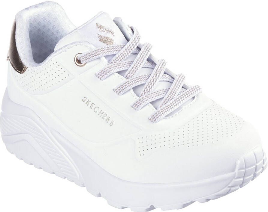 Skechers Uno Lite Metallic Mode Schoenen Wit 1 2
