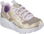 Skechers Uno Lite Metallic Pops Meisjes Sneakers Gold - Thumbnail 1