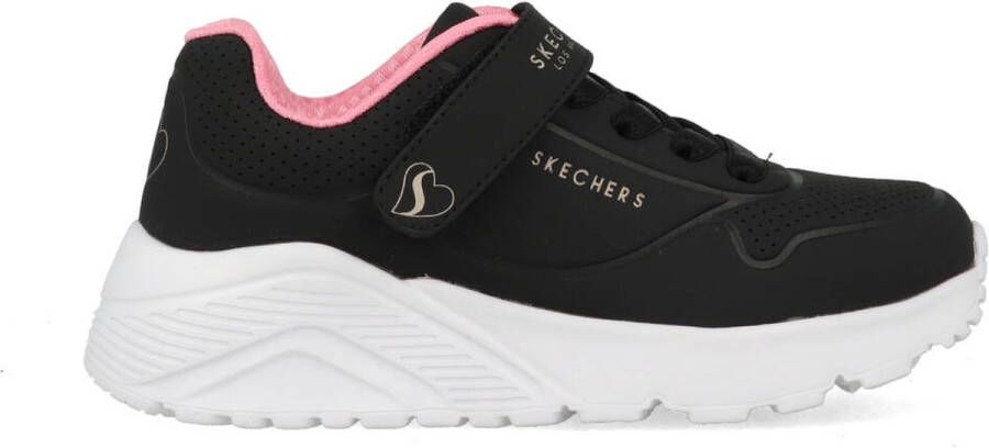 Skechers Uno Lite sneakers zwart Textiel