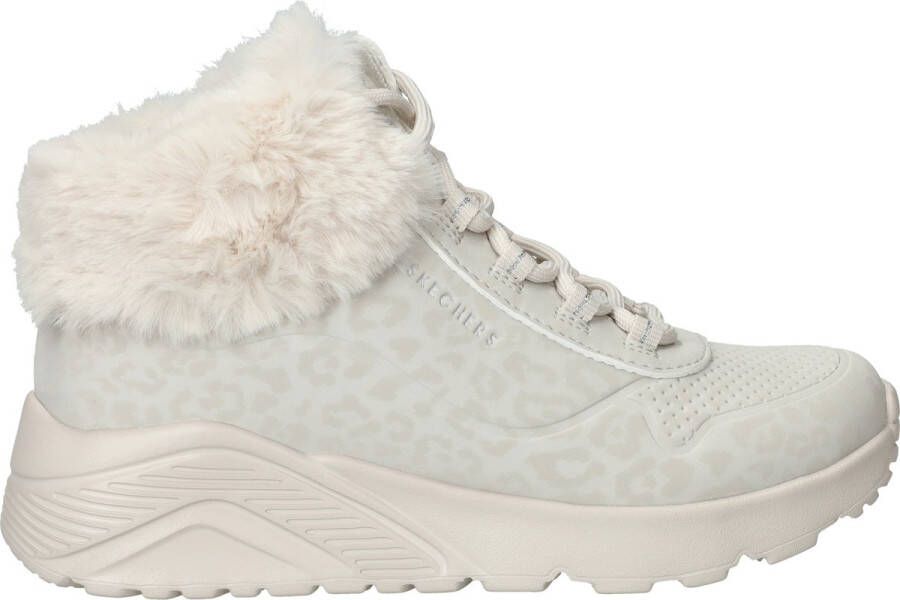 Skechers Uno Lite Veterboots Meisjes Beige