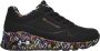 Skechers Sneakers met sleehak UNO-LOVING LOVE Vrijetijdsschoen lage schoen veterschoen met coole graffiti-print - Thumbnail 11