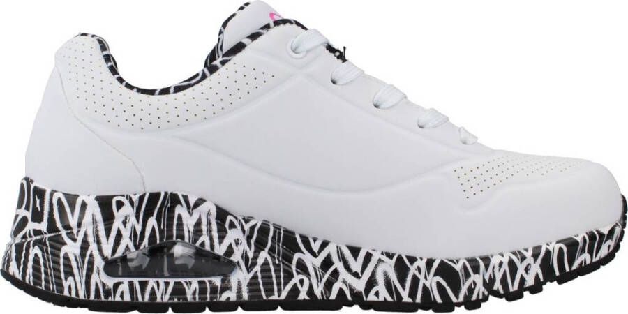 Skechers Uno Loving Love Dames Sneakers White