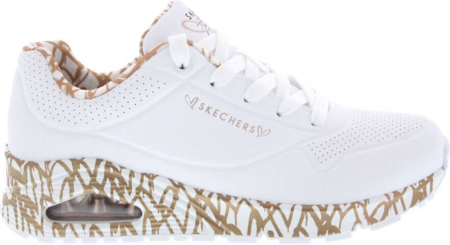 Skechers Sneakers UNO LOVING LOVE Vrijetijdsschoen lage schoen veterschoen met luchtkamerzool