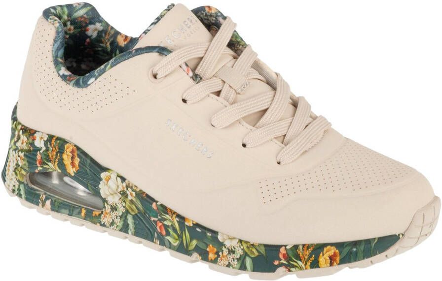 Skechers Uno Majestic Garden Vrouwen Beige Sneakers
