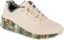 Skechers Uno Majestic Garden Vrouwen Beige Sneakers - Thumbnail 1