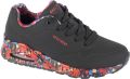 Skechers UNO MAJESTIC GARDEN Dames Sneakers Zwart Multi - Zwart