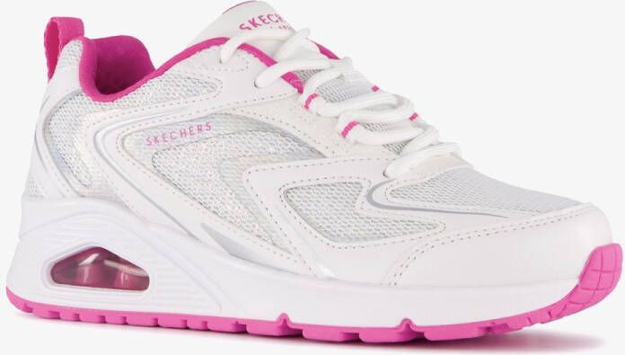 Skechers Uno meisjes sneakers met airzool wit Extra comfort Memory Foam