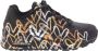 Skechers Sneakers UNO METALLIC LOVE Vrijetijdsschoen lage schoen veterschoen met trendy metallic-print - Thumbnail 1