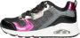 Skechers Uno Metallic Remix Sneakers Laag zwart - Thumbnail 12