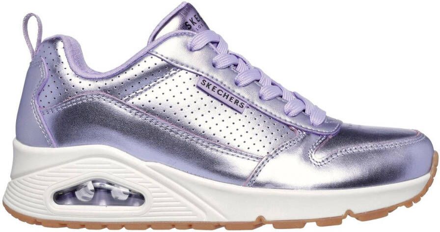 Skechers Sneakers Uno Metallixs sleesneaker plateausneaker veterschoen lage schoen in metallic-look
