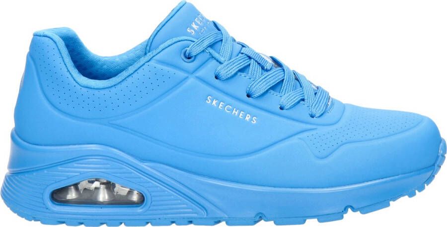 Skechers Uno Night Shades Dames Sneakers Blauw