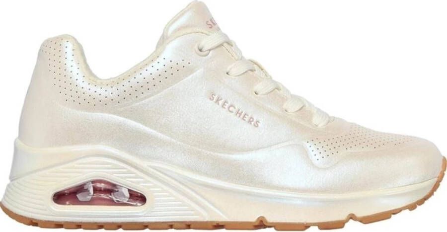 Skechers Sneaker UNO Pearl Queen 155174 WHT Wit Metallic Pearl