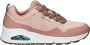 Skechers Uno Pla-Knit Sneakers Laag roze - Thumbnail 1