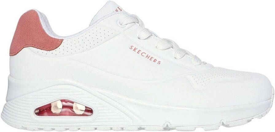 Skechers Sneakers UNO POP BACK Vrijetijdsschoen lage schoen veterschoen met comfortabele Skech-Air functie