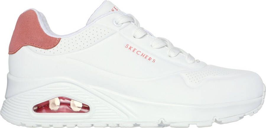 Skechers Sneakers UNO POP BACK Vrijetijdsschoen lage schoen veterschoen met comfortabele Skech-Air functie