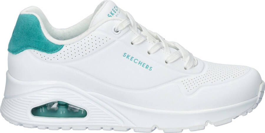 Skechers Sneakers UNO POP BACK Vrijetijdsschoen lage schoen veterschoen met comfortabele Skech-Air functie