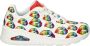 Skechers Uno Prism Kisses dames sneaker Wit rood - Thumbnail 1