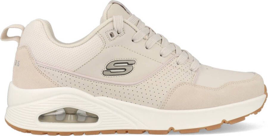 Skechers Uno Retro One Heren Sneakers Gebroken wit