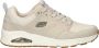 Skechers Uno Retro One Heren Sneakers Gebroken wit - Thumbnail 1