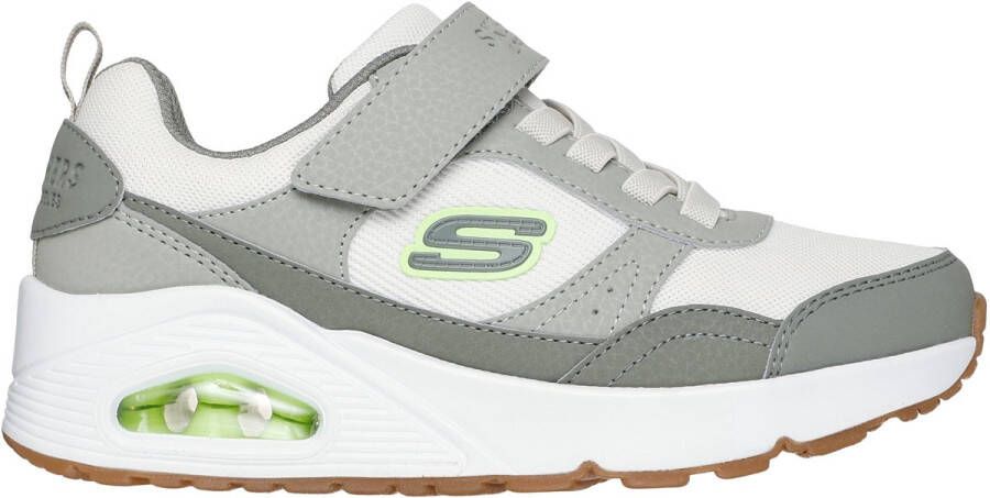 Skechers Uno Retro-Squad Jongens Sneakers Olijfgroen