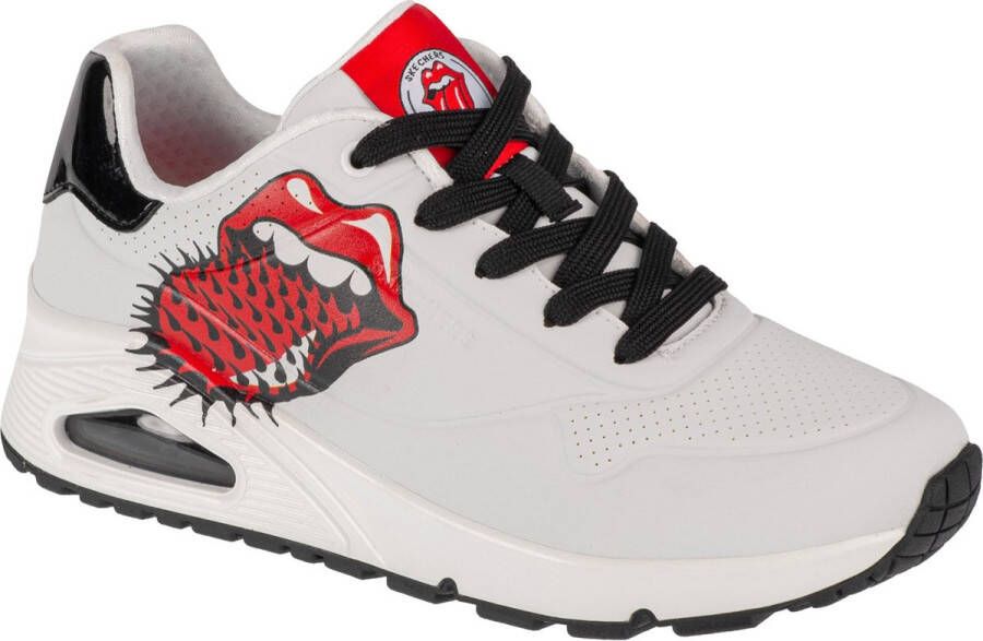 Skechers Sneakers UNO ROLLING STONES SINGLE! met opvallende print vrijetijdsschoen lage schoen veterschoen