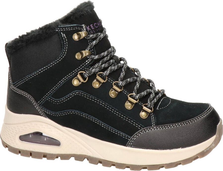 Skechers Uno Rugged dames veterboot Zwart
