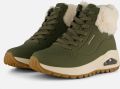 Skechers Uno Rugged Fall Air Dames Laarzen Olijfgroen - Groen