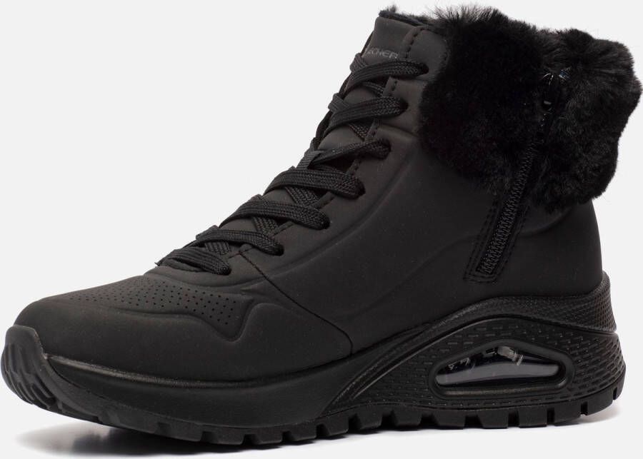Skechers Uno Rugged Fall Air Dames Laarzen Zwart