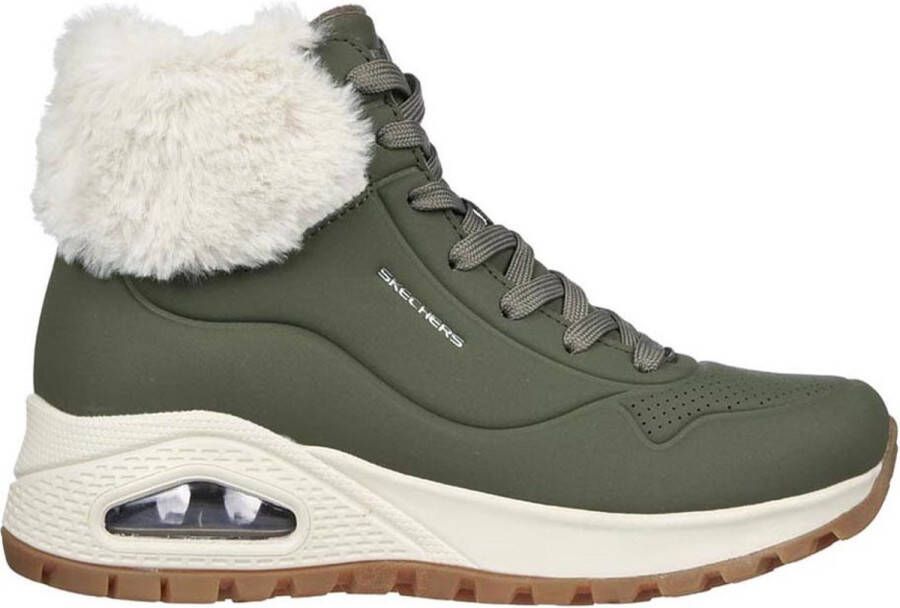 Skechers Uno Rugged Fall Air Dames Laarzen Olijfgroen