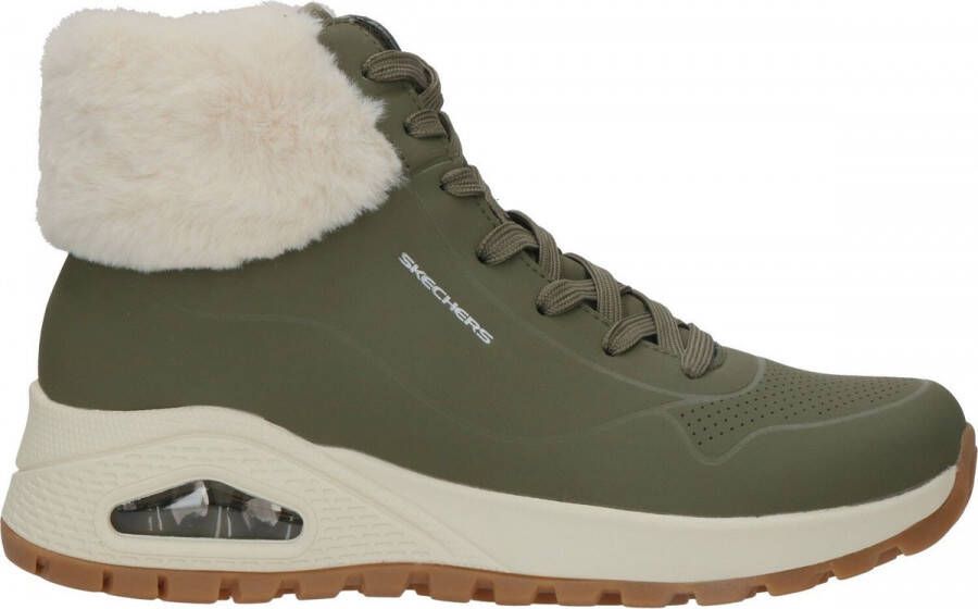 Skechers Uno Rugged groen sneakers dames(167274 OLV )