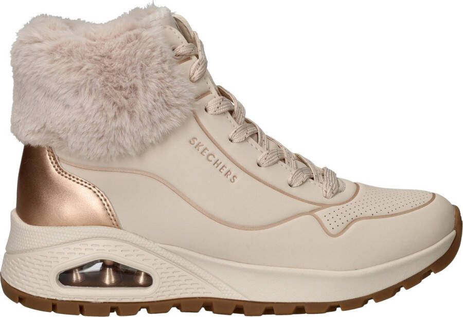 Skechers Uno Rugged Fall Shimmer Dames Laarzen Creme