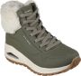 Skechers Uno Rugged Fall Air Dames Laarzen Olijfgroen - Thumbnail 6