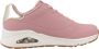 Skechers Skecher Street Uno Shimmer Away damessneaker 15196 ROS roze - Thumbnail 4