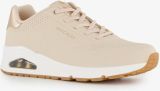 Skechers Uno-Shimmer Away dames sneakers beige - Beige