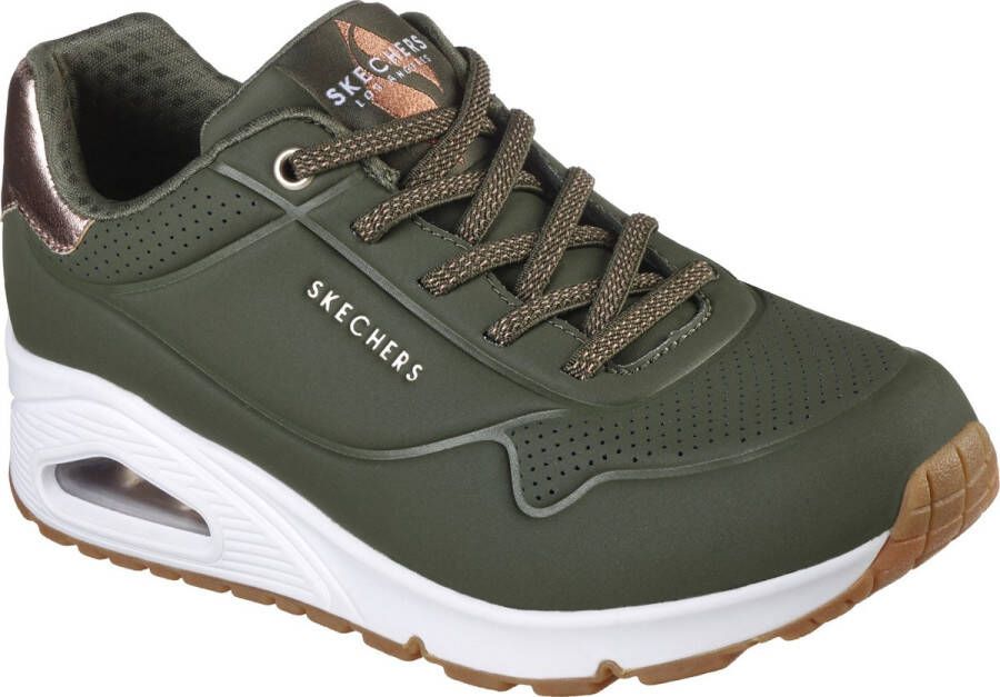 Skechers Uno Shimmer Away dames sneakers groen Extra comfort Memory Foam - Foto 2