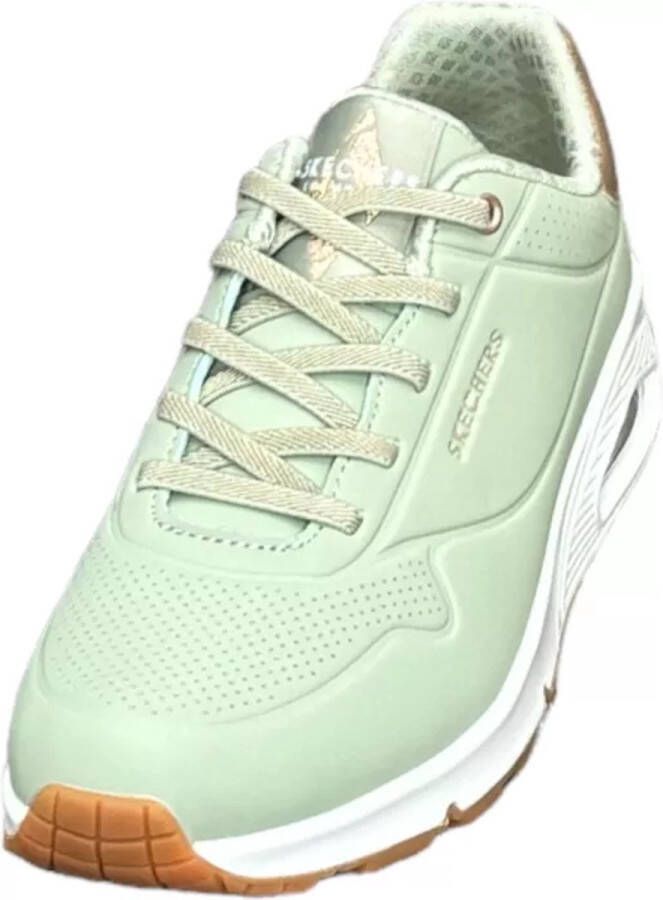 Skechers Uno shimmer away sage licht groen Kleur Groen)