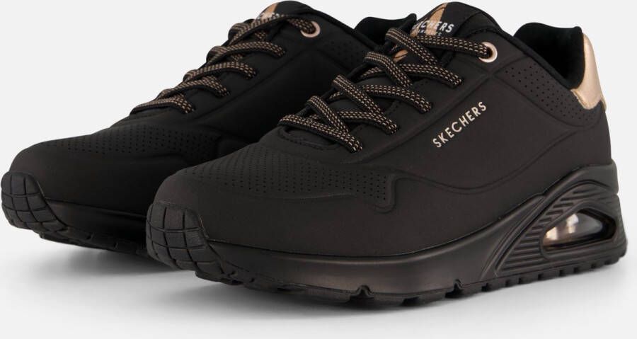 Skechers Uno Shimmer Away Sneakers zwart Dames