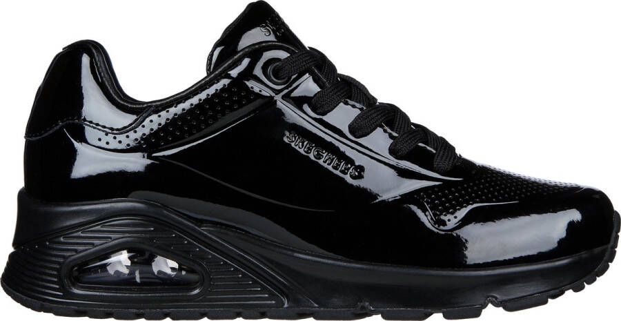 Skechers Uno Shiny One Dames Sneakers Zwart
