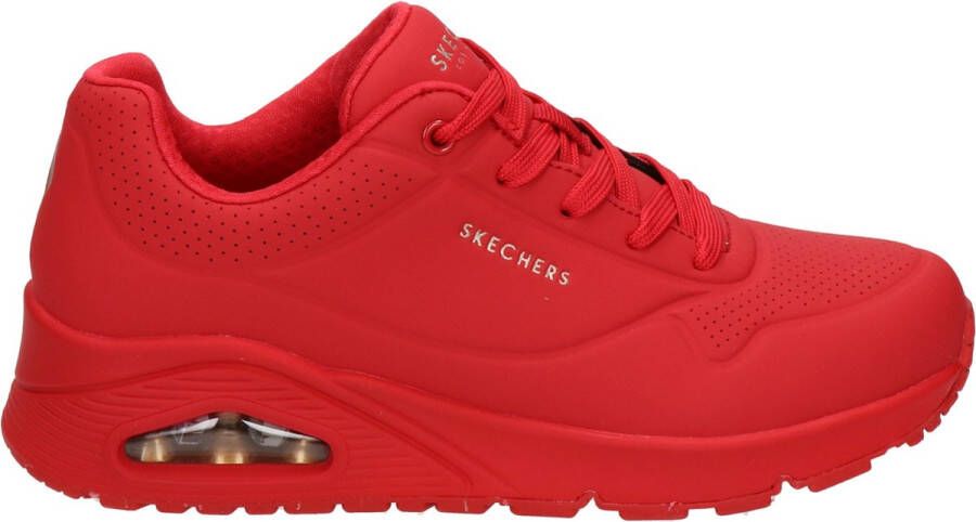 Skechers Sneakers met sleehak UNO STAND ON AIR Vrijetijdsschoen lage schoen veterschoen met zacht gevoerde binnenzool