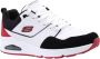 Skechers Street Uno Retro One Herensneakers 183020 Wit Rood - Thumbnail 1