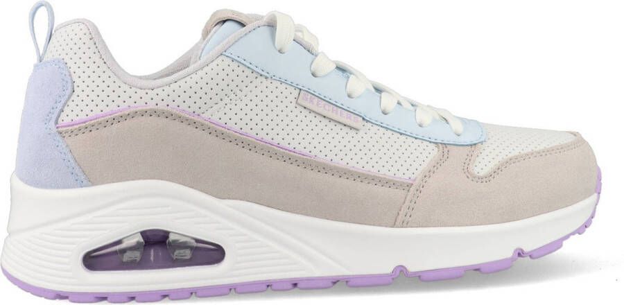 Skechers Sneakers UNO-TWO MUCH FUN met air-cooled memory foam vrijetijdsschoen lage schoen veterschoen