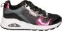 Skechers Uno Metallic 310513L BKMT Zilver - Thumbnail 1