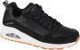 Skechers Uno-Solid Air 155132-BLK Vrouwen Zwart Sneakers - Thumbnail 2