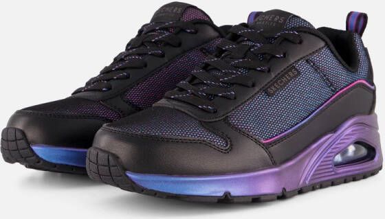 Skechers Uno Sparkle Elite Sneakers zwart Dames