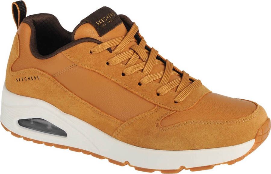 Skechers Sneakers Uno Stacre met luchtkamerzool vrijetijdsschoen lage schoen veterschoen