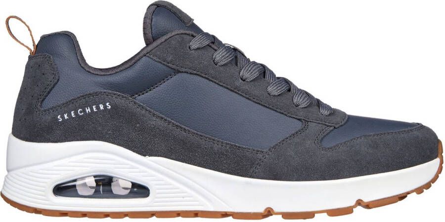 Skechers Heren Sport Casual UNO STAND ON AIR Sneakers Heren 52458 STN grijs